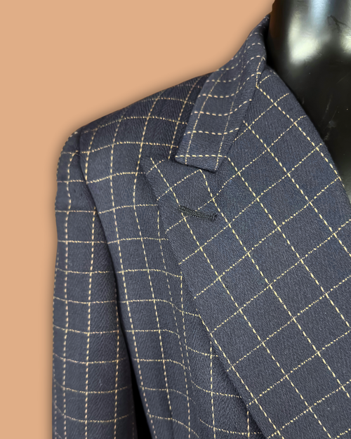 Barry Bricken Windowpane Blazer