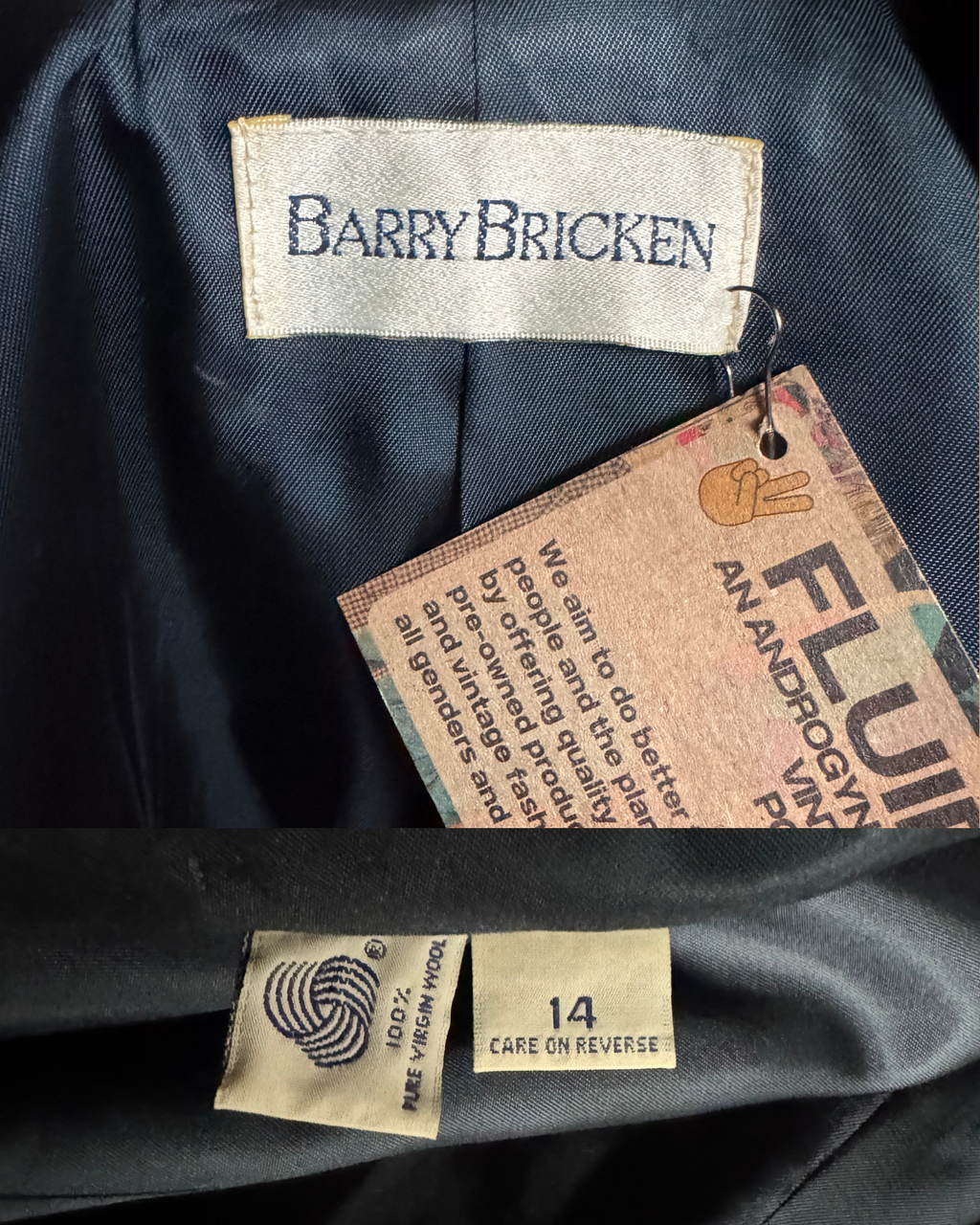 Barry Bricken Windowpane Blazer