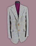 Del Vinci Houndstooth Suit Jacket