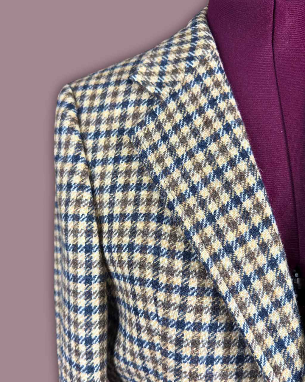 Del Vinci Houndstooth Suit Jacket