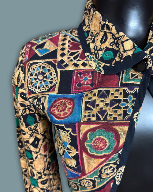 Carole Little Petites Geometric Shrug