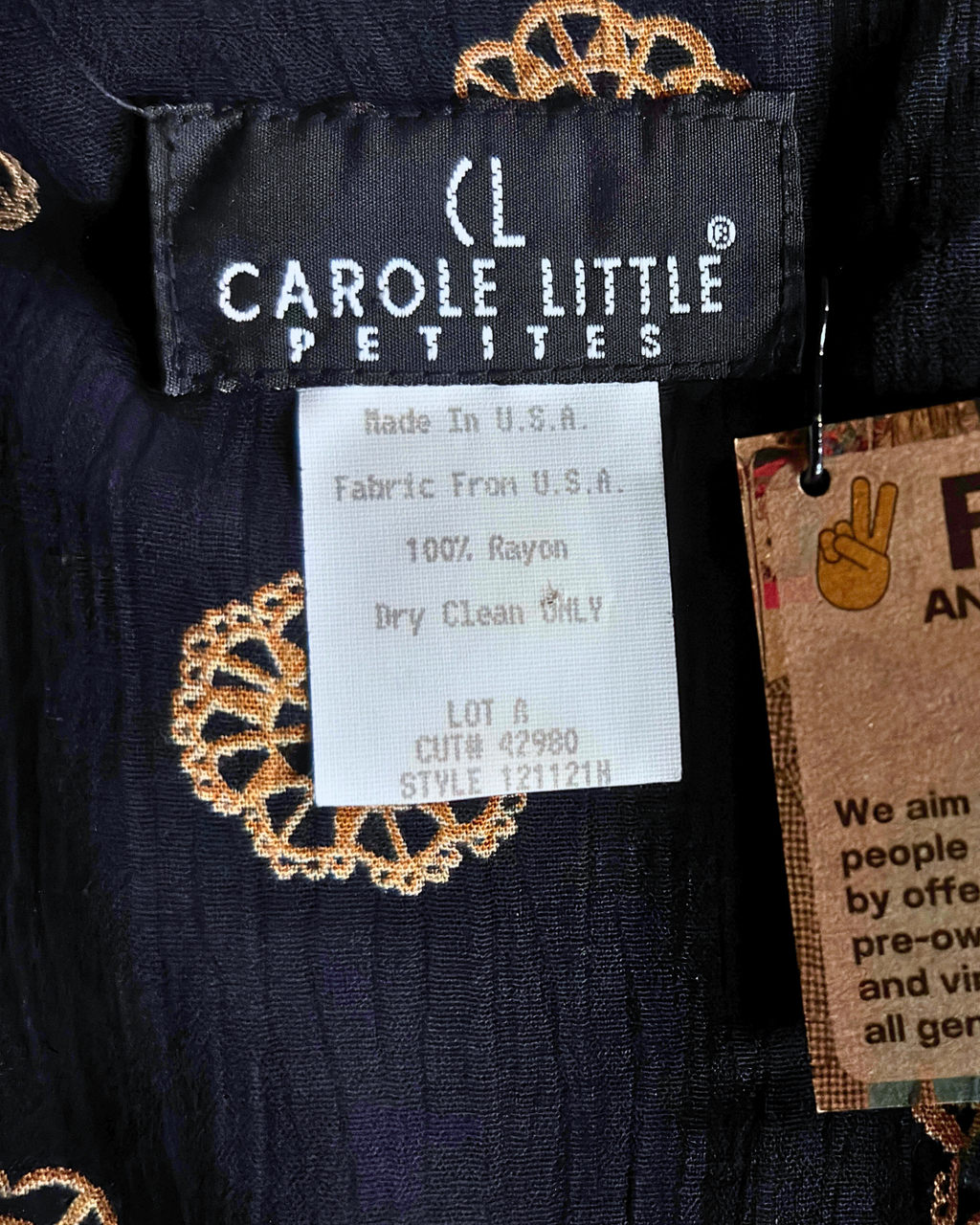 Carole Little Petites Geometric Shrug