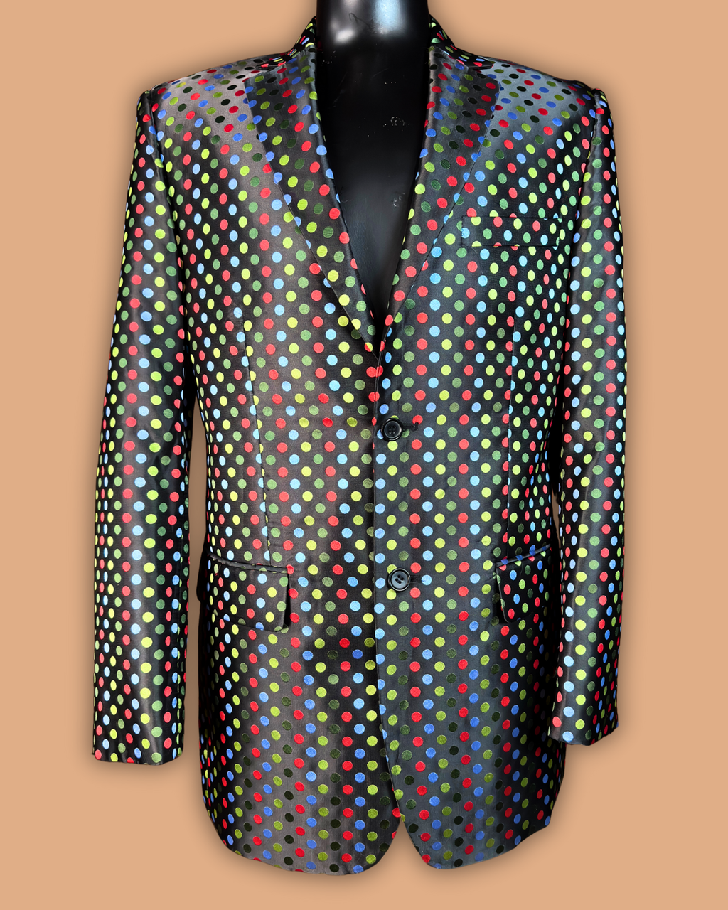 Leonardi Polka Dot Blazer