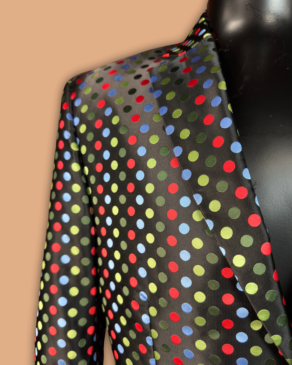 Leonardi Polka Dot Blazer