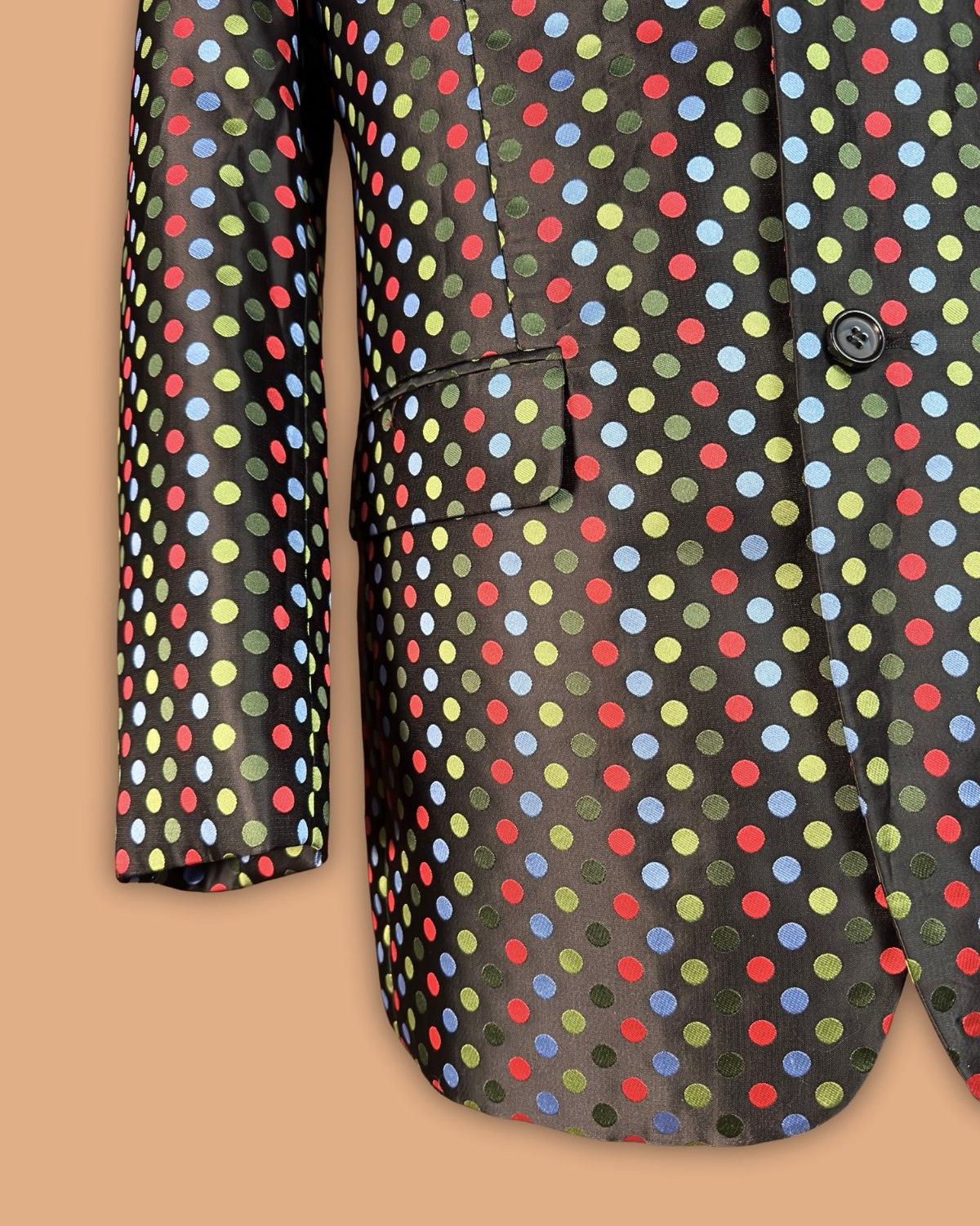 Leonardi Polka Dot Blazer