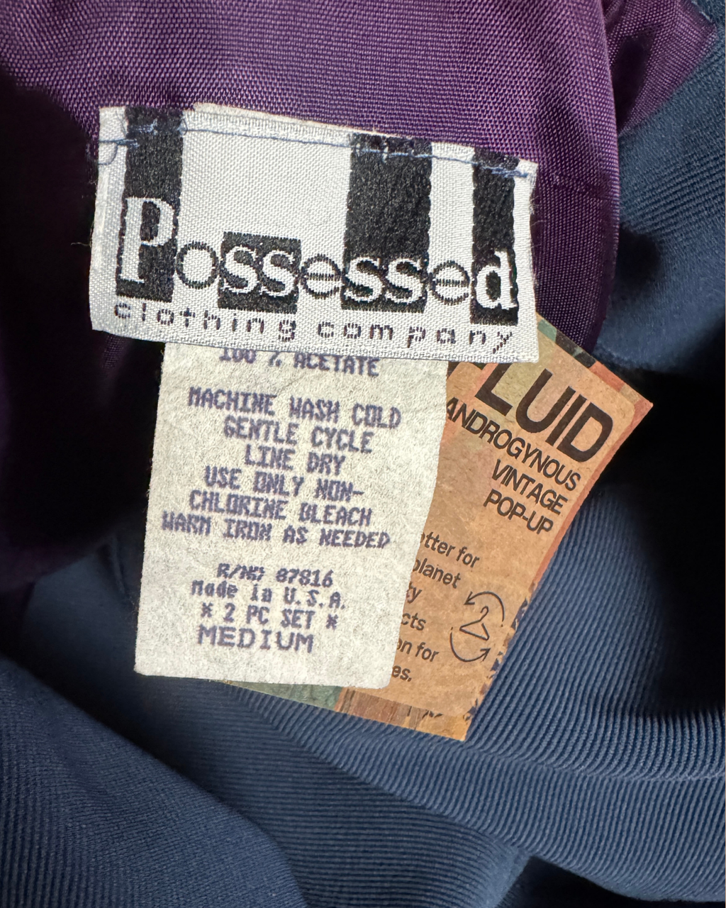 Possessed Clothing Co. Ribbed Blazer