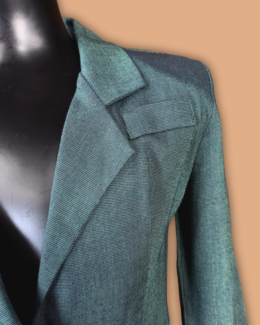 Rampage Green Crop Blazer
