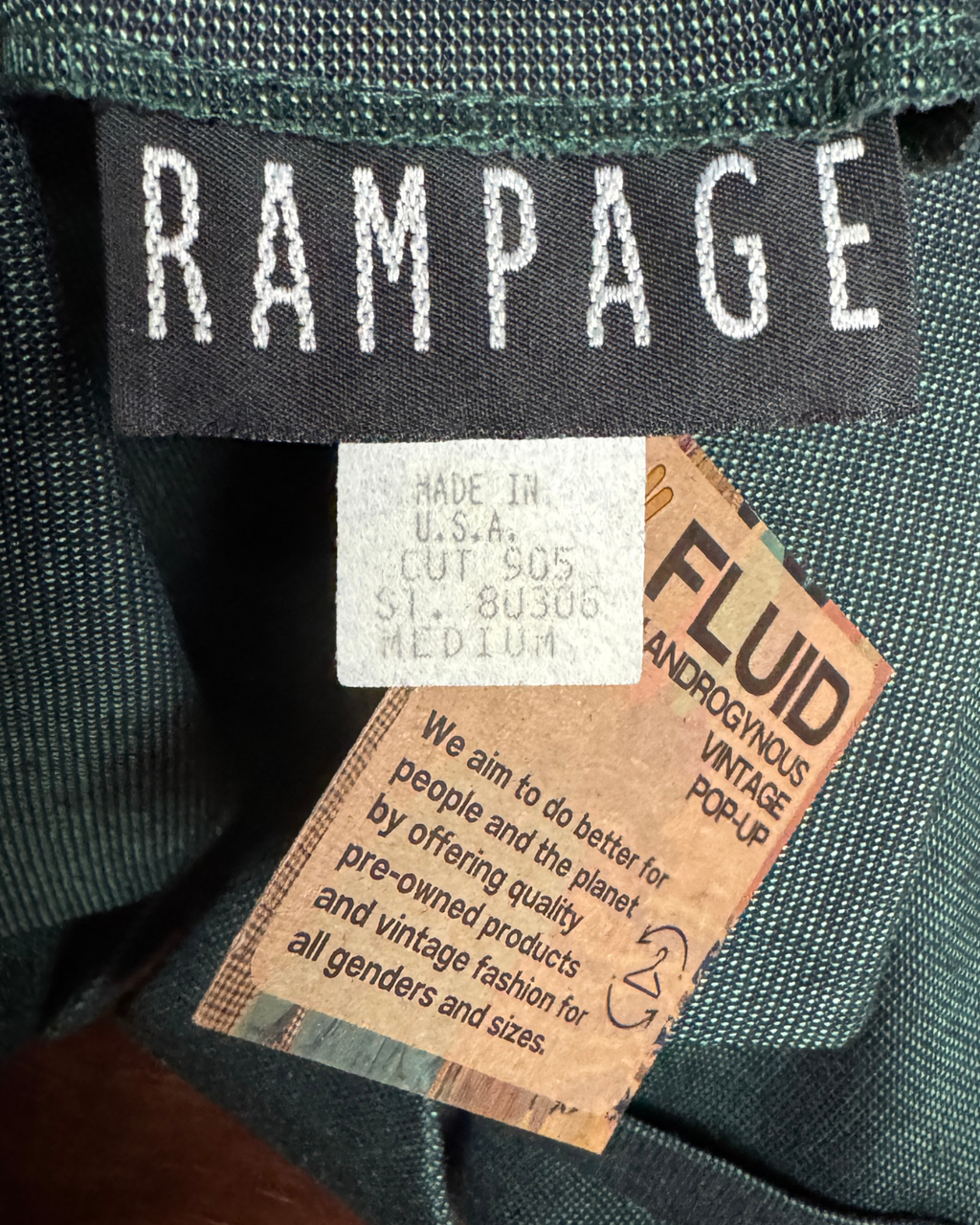 Rampage Green Crop Blazer