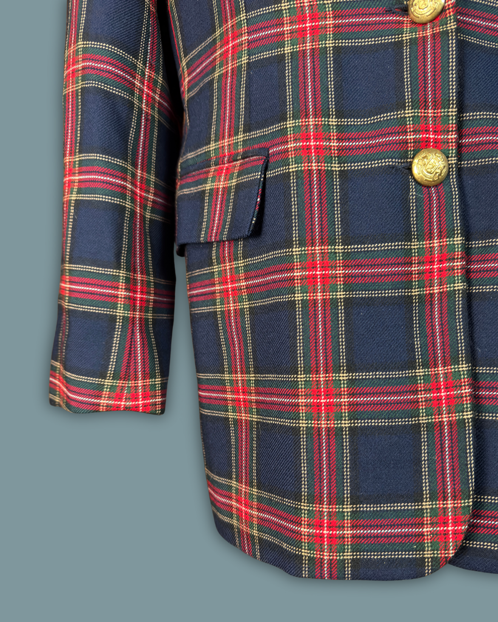 Brooks Brothers Tartan Wool Blazer