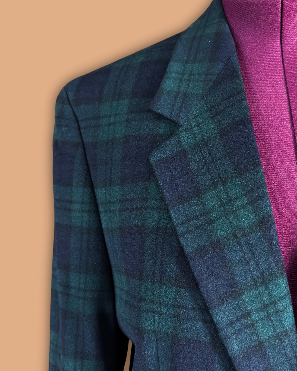 Moores Plaid Blazer