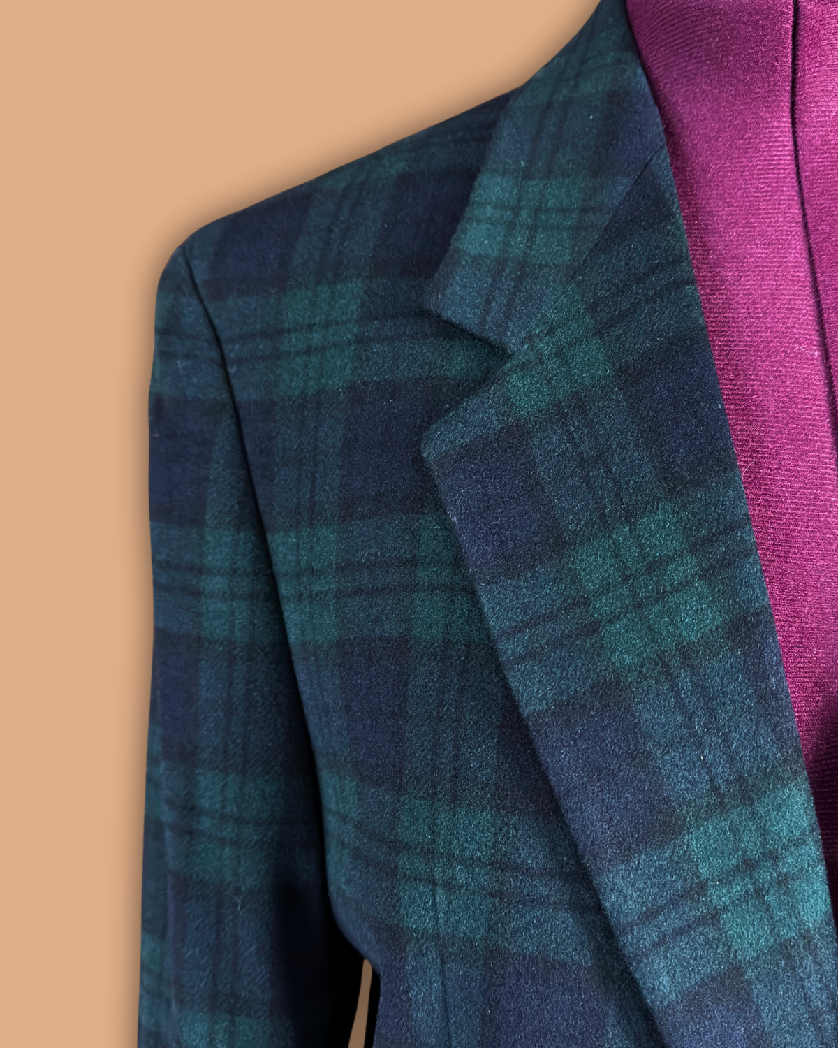 Moores Plaid Blazer