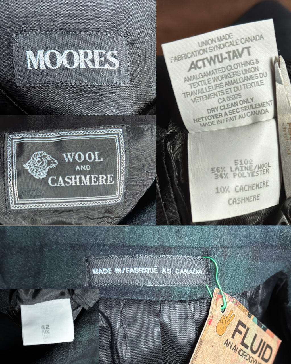 Moores Plaid Blazer
