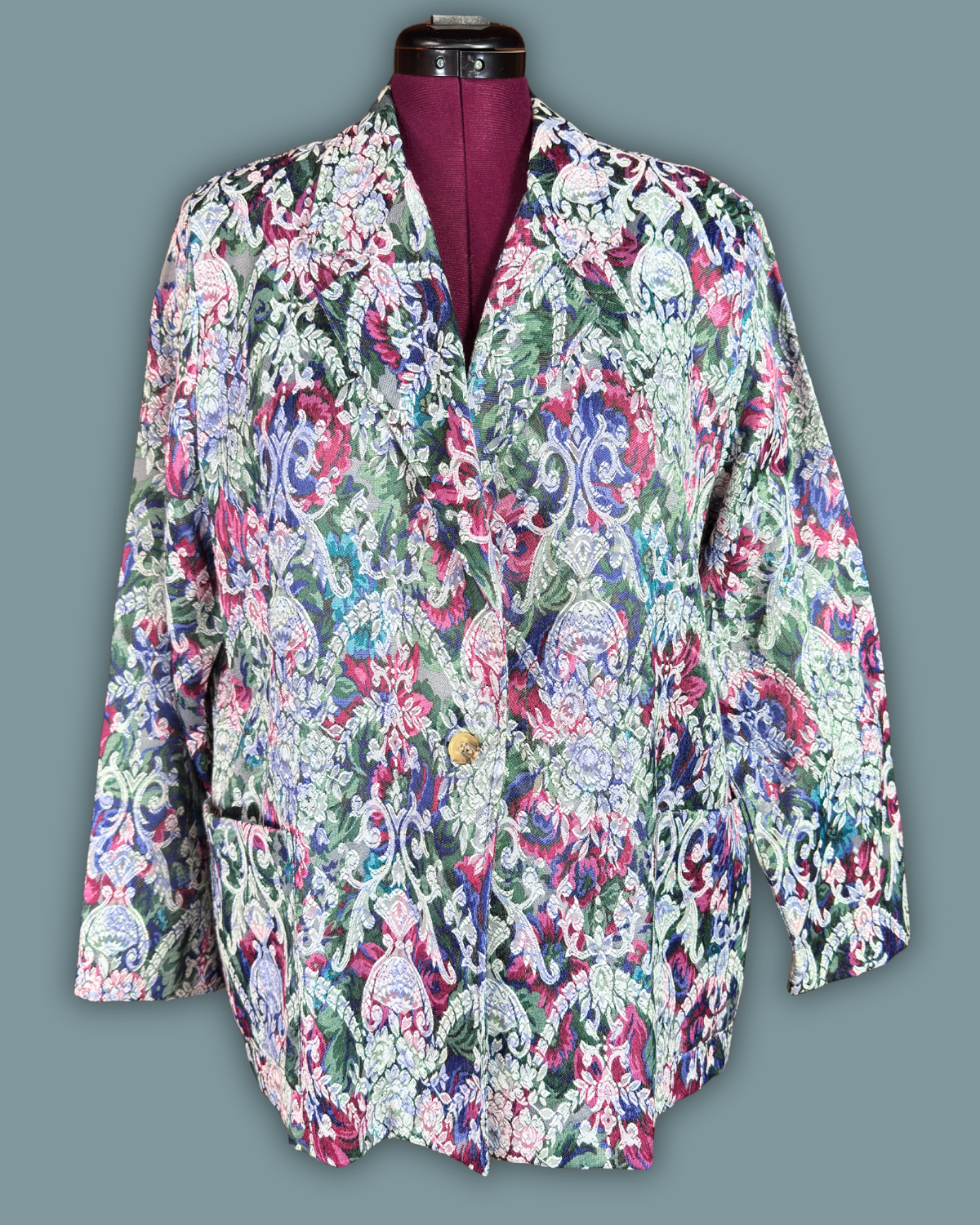 Lori by AM Casuals Floral Blazer