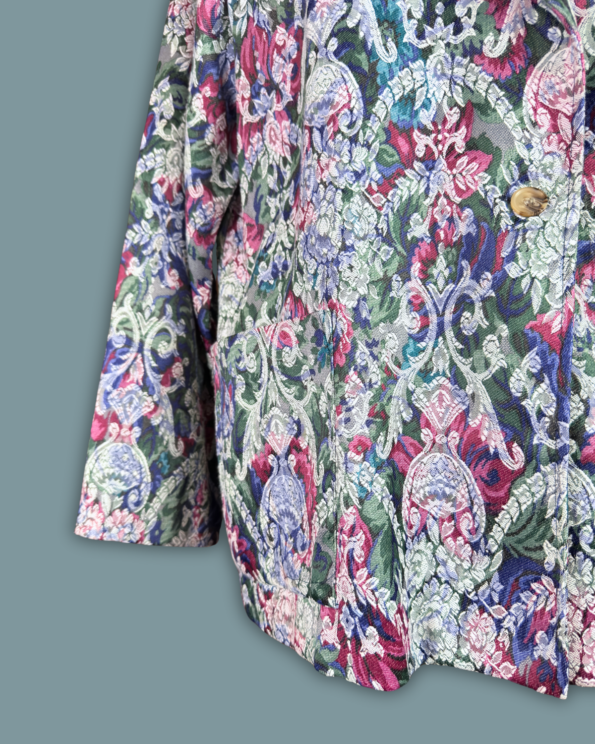 Lori by AM Casuals Floral Blazer