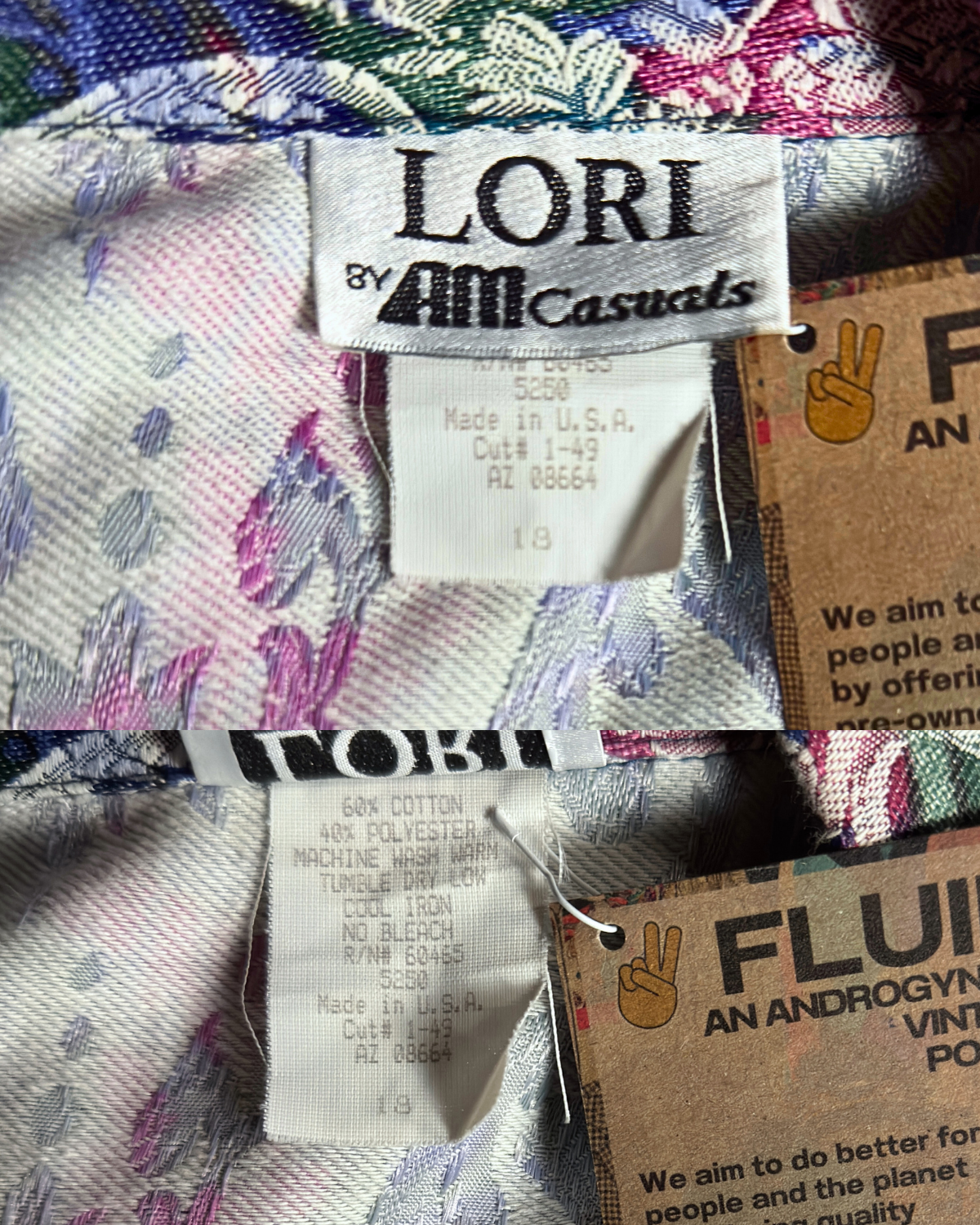 Lori by AM Casuals Floral Blazer