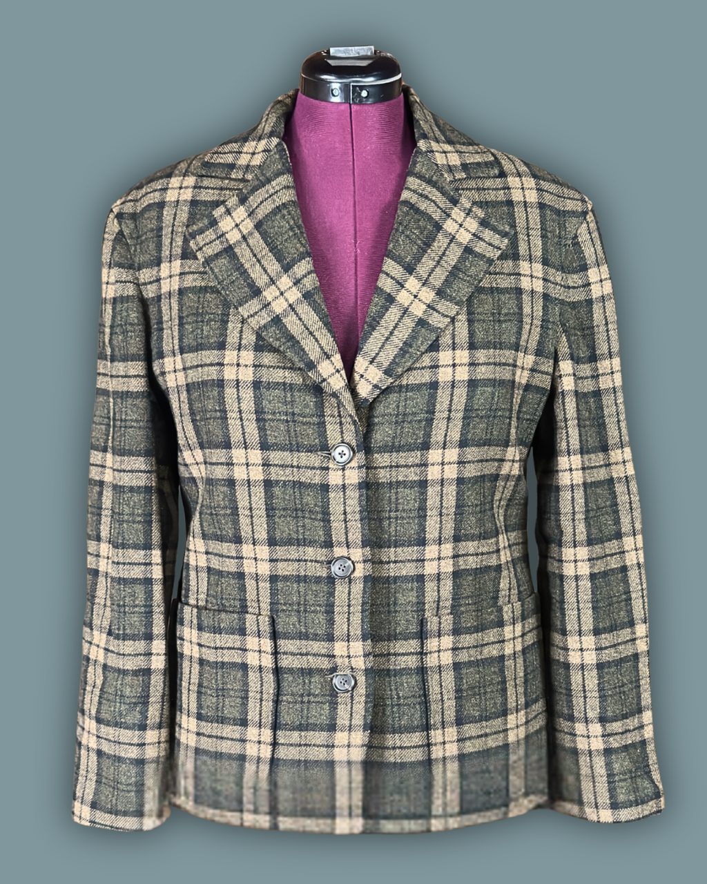 Banana Republic Plaid Wool Blazer
