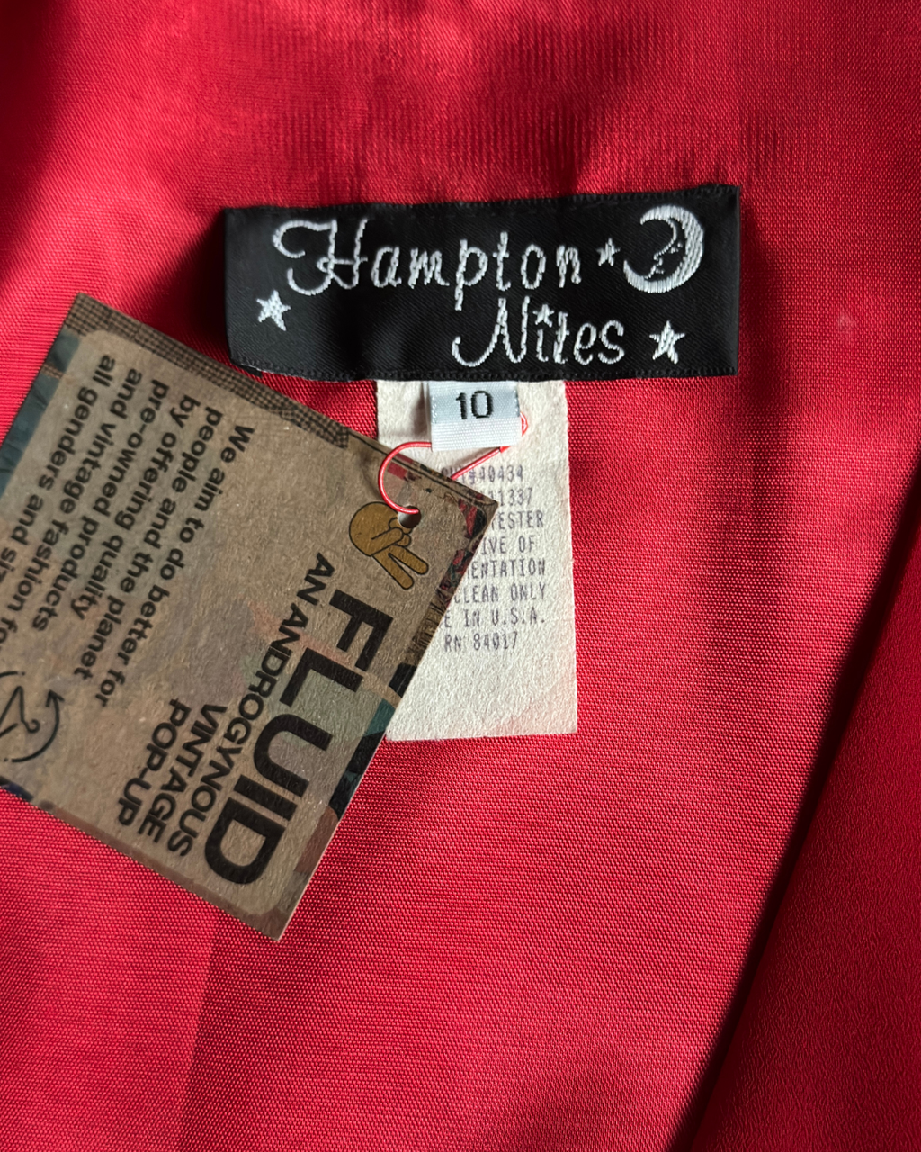 Hampton Nites Red Crop Blazer