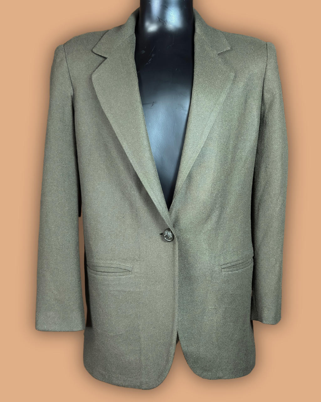 Savanna 114 Olive Wool Blazer