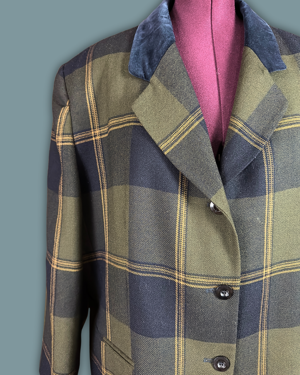 Jones New York Plaid Blazer