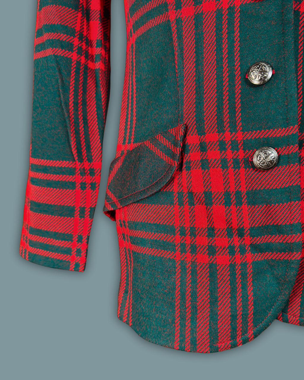 Jack Winter Holiday Plaid Blazer