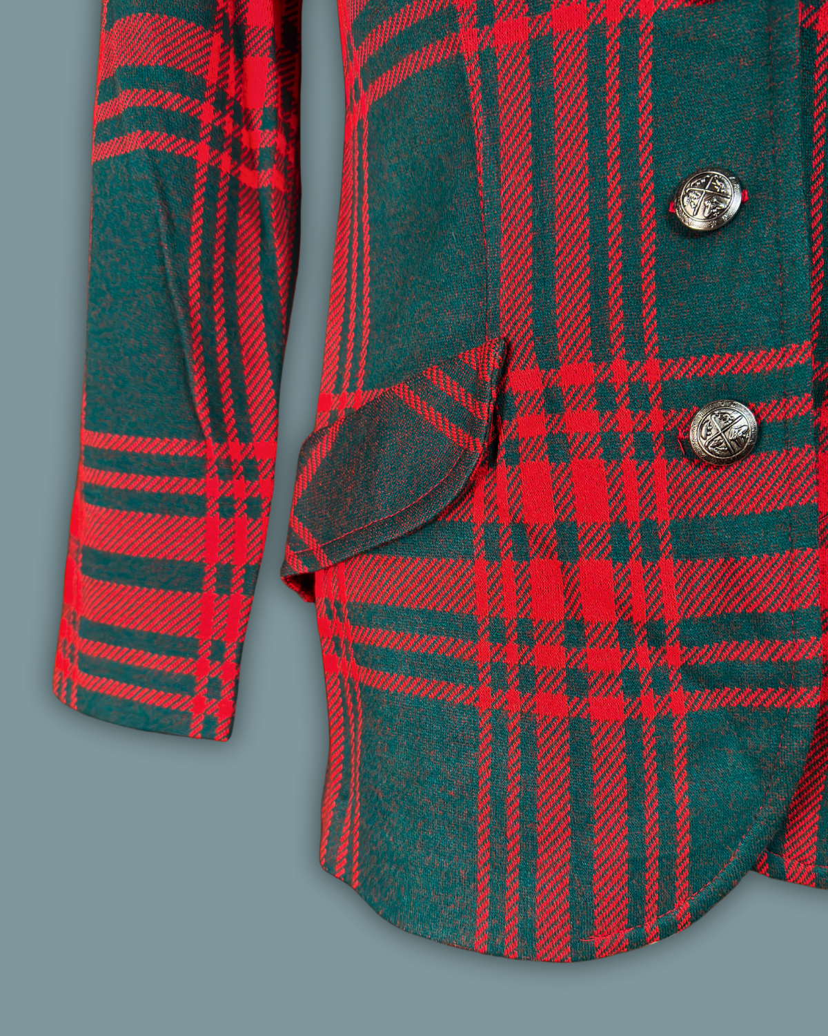 Jack Winter Holiday Plaid Blazer