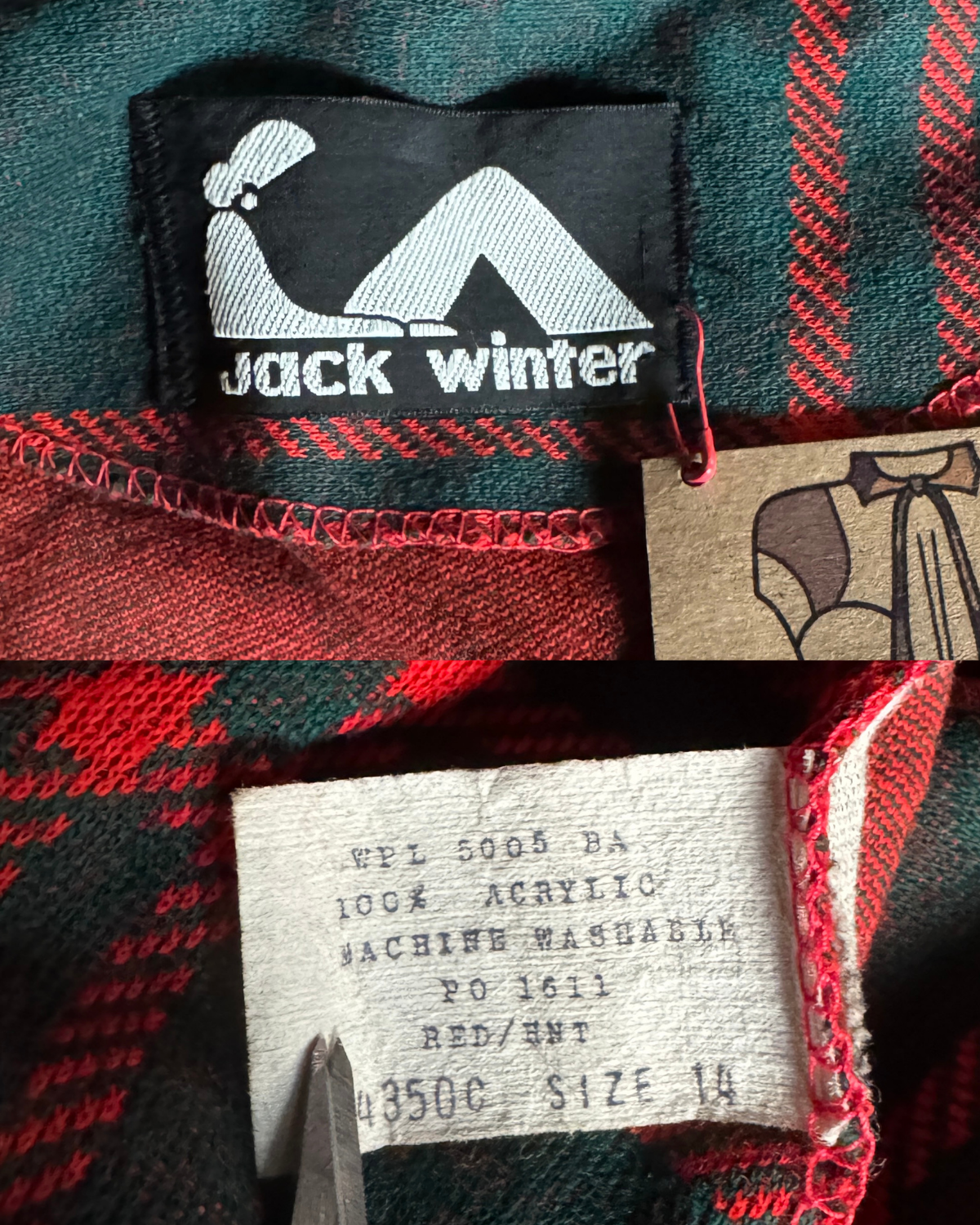 Jack Winter Holiday Plaid Blazer