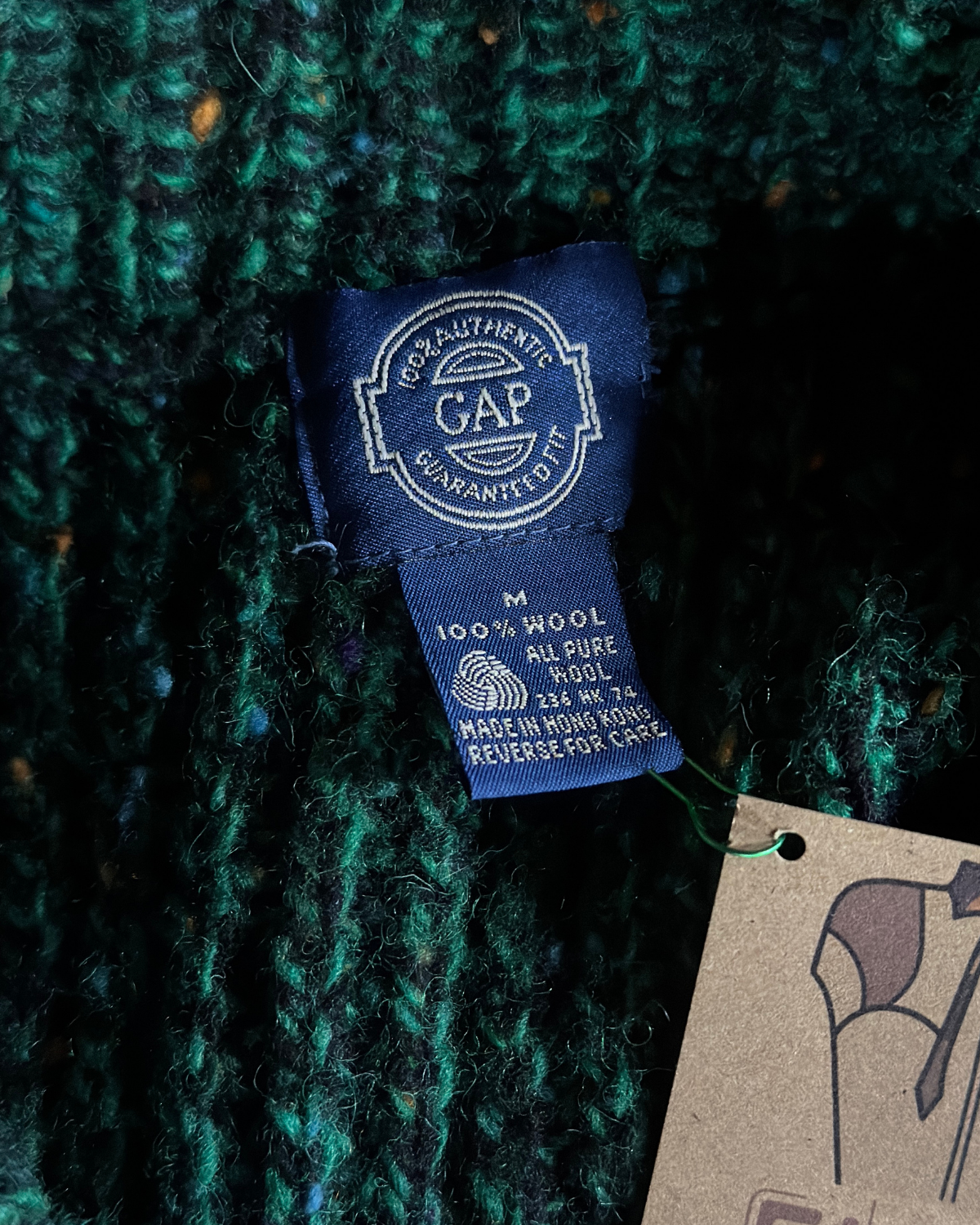 Gap Green Turtleneck Sweater