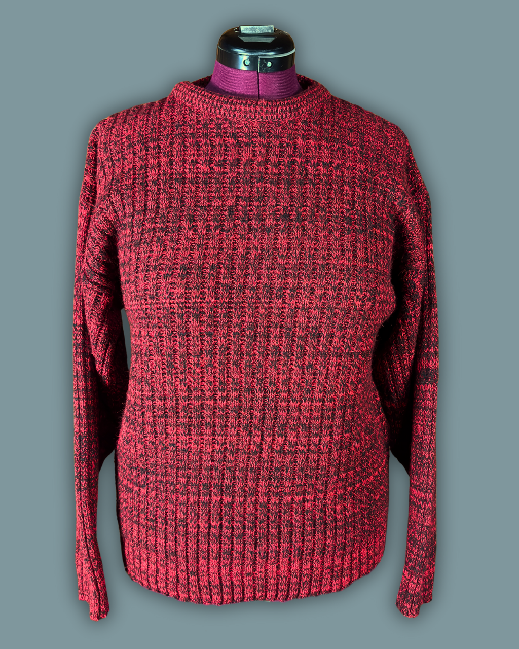 Trend Basics Red Heather Sweater