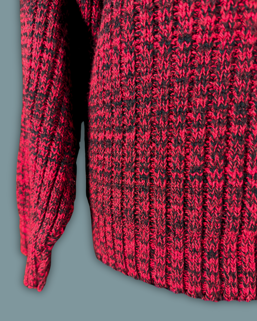 Trend Basics Red Heather Sweater