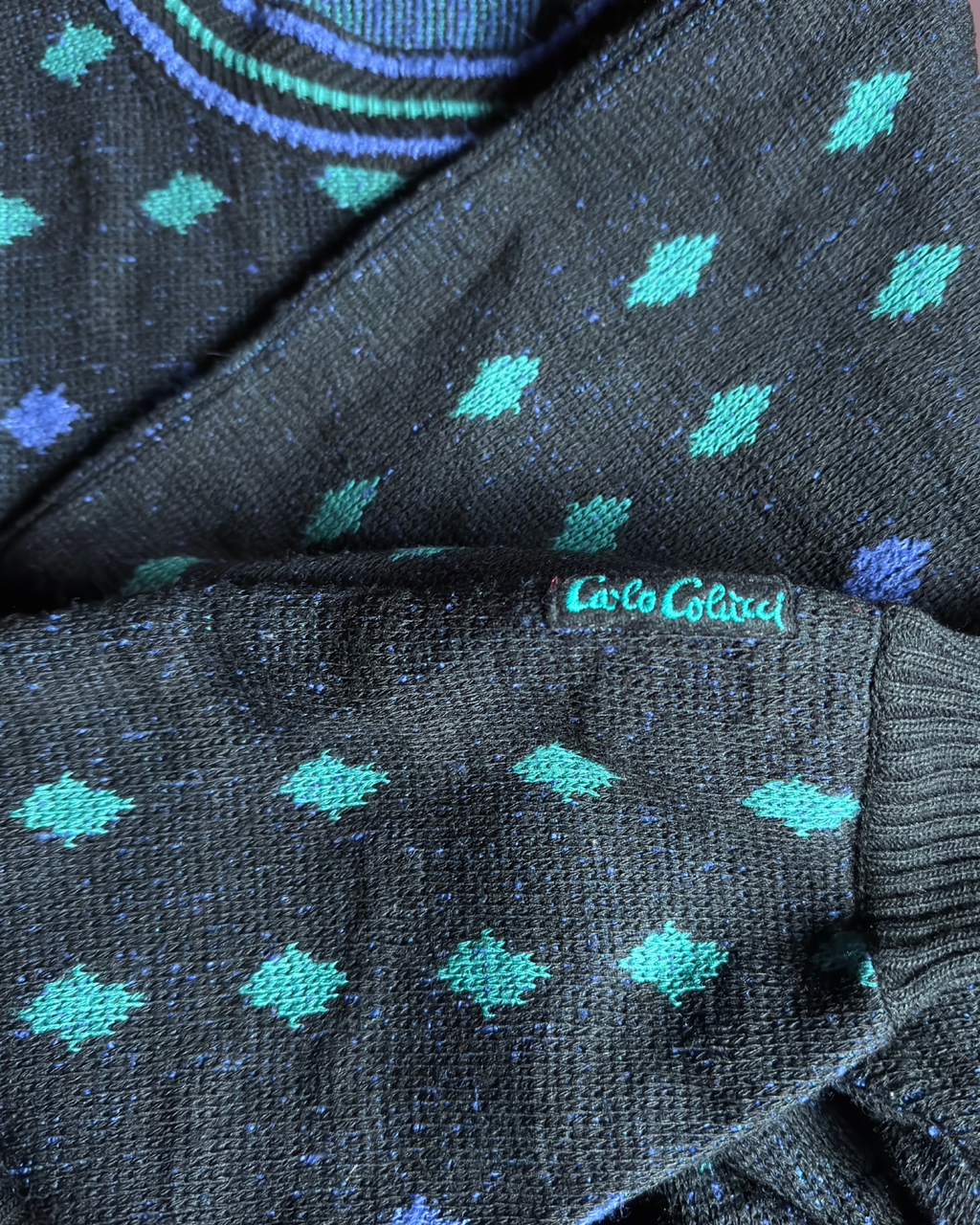 Carlo Colucci Geometric Sweater