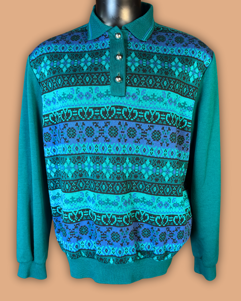 Cricket Lane Teal Sweater