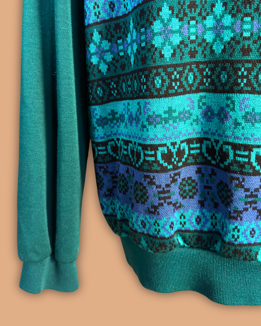 Cricket Lane Teal Sweater