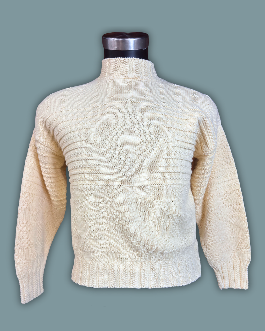 Bedford Fair Cream Geometric Sweater