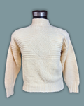 Bedford Fair Cream Geometric Sweater
