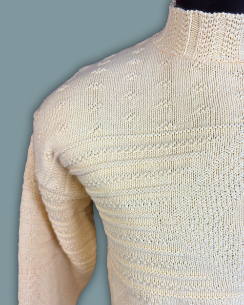 Bedford Fair Cream Geometric Sweater