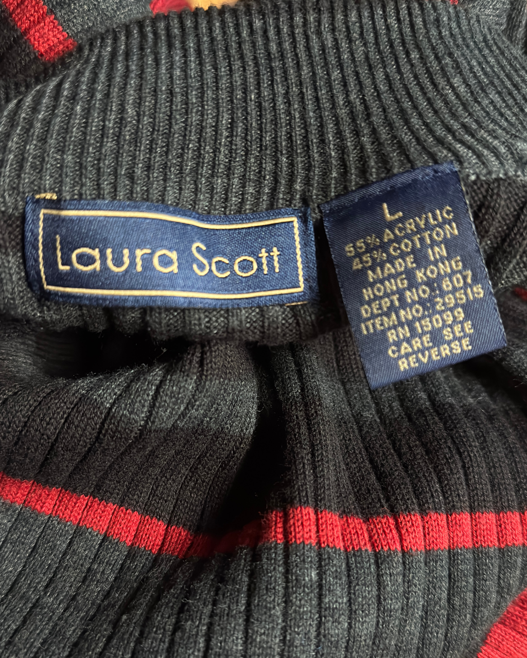Laura Scott Striped Sweater