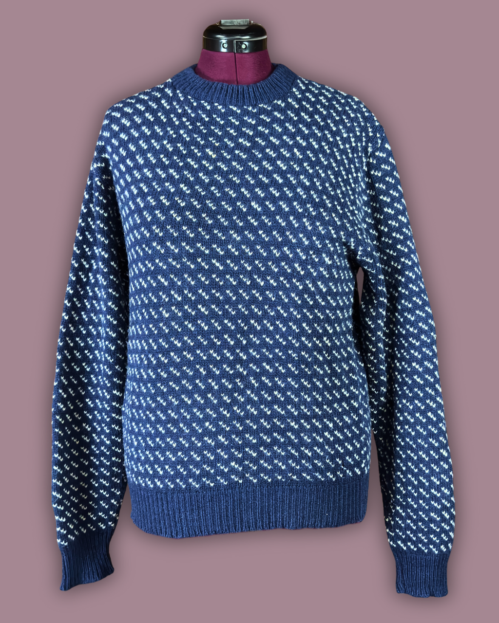 Cambridge Dry Goods Navy Birdseye Sweater