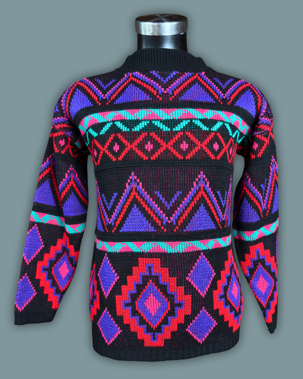 Croquet Club Geometric Sweater