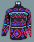 Croquet Club Geometric Sweater