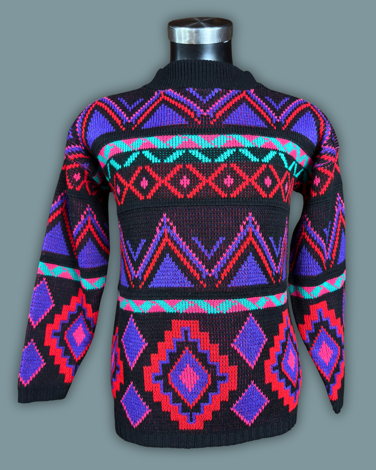 Croquet Club Geometric Sweater