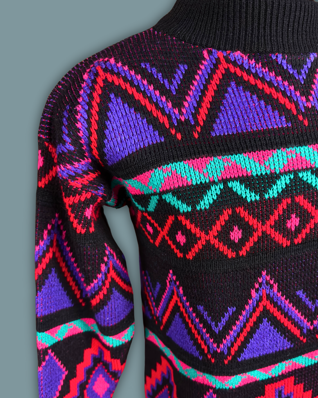 Croquet Club Geometric Sweater