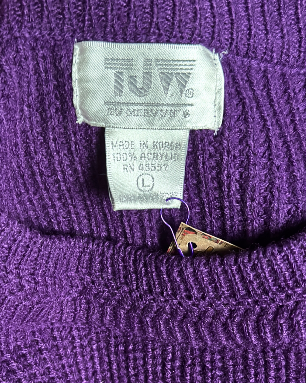 TJW Purple Sweater