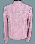 J. Crew Outfitters Pink Fisherman Sweater