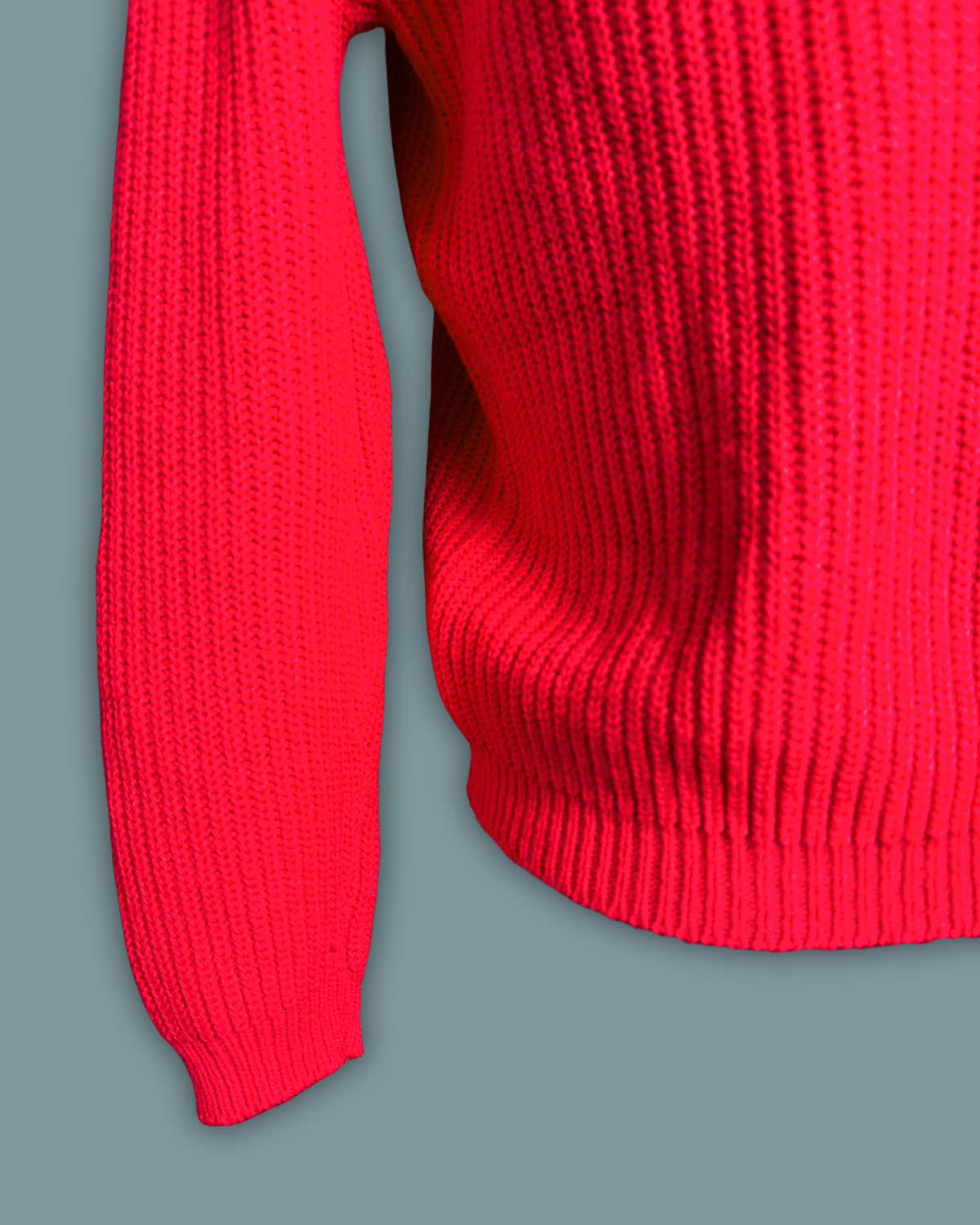 Knitwaves Red Mockneck Sweater
