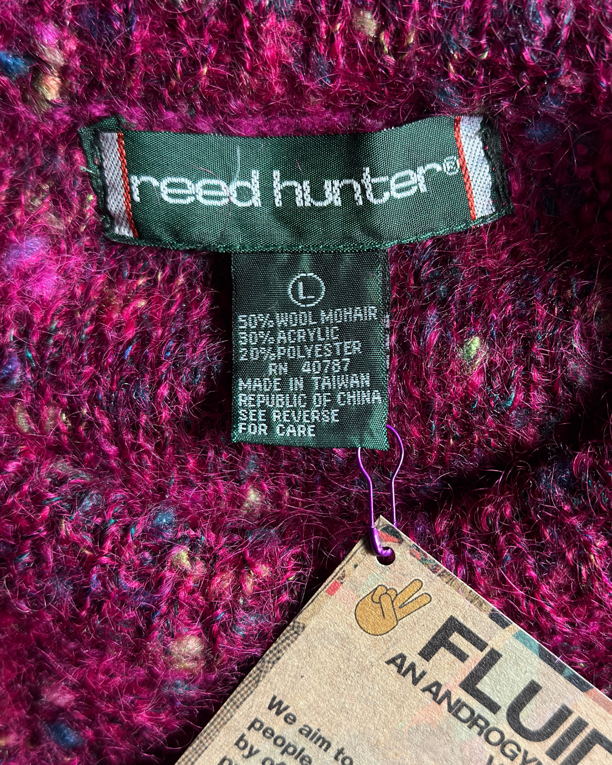 Reed Hunter Magenta Sweater
