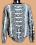 Sweaters Grey and White Sweater