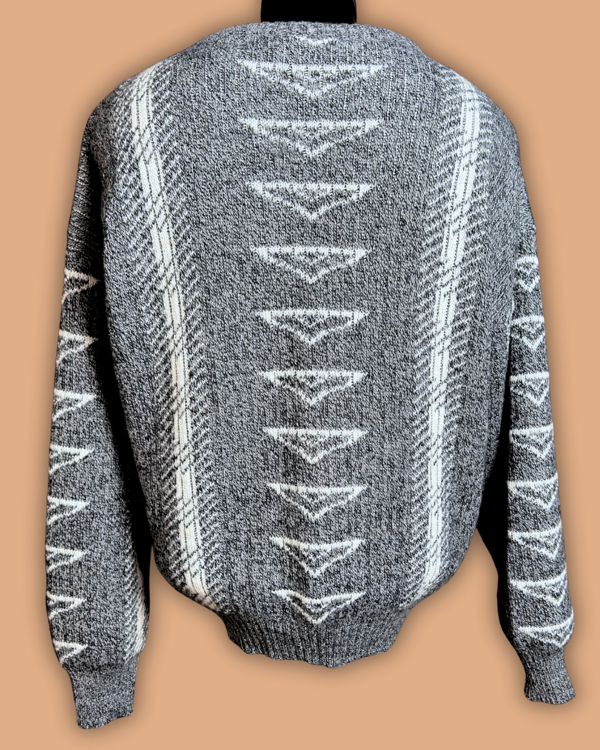 Sweaters Grey and White Sweater