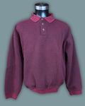 Norm Thompson Maroon Polo Sweatshirt