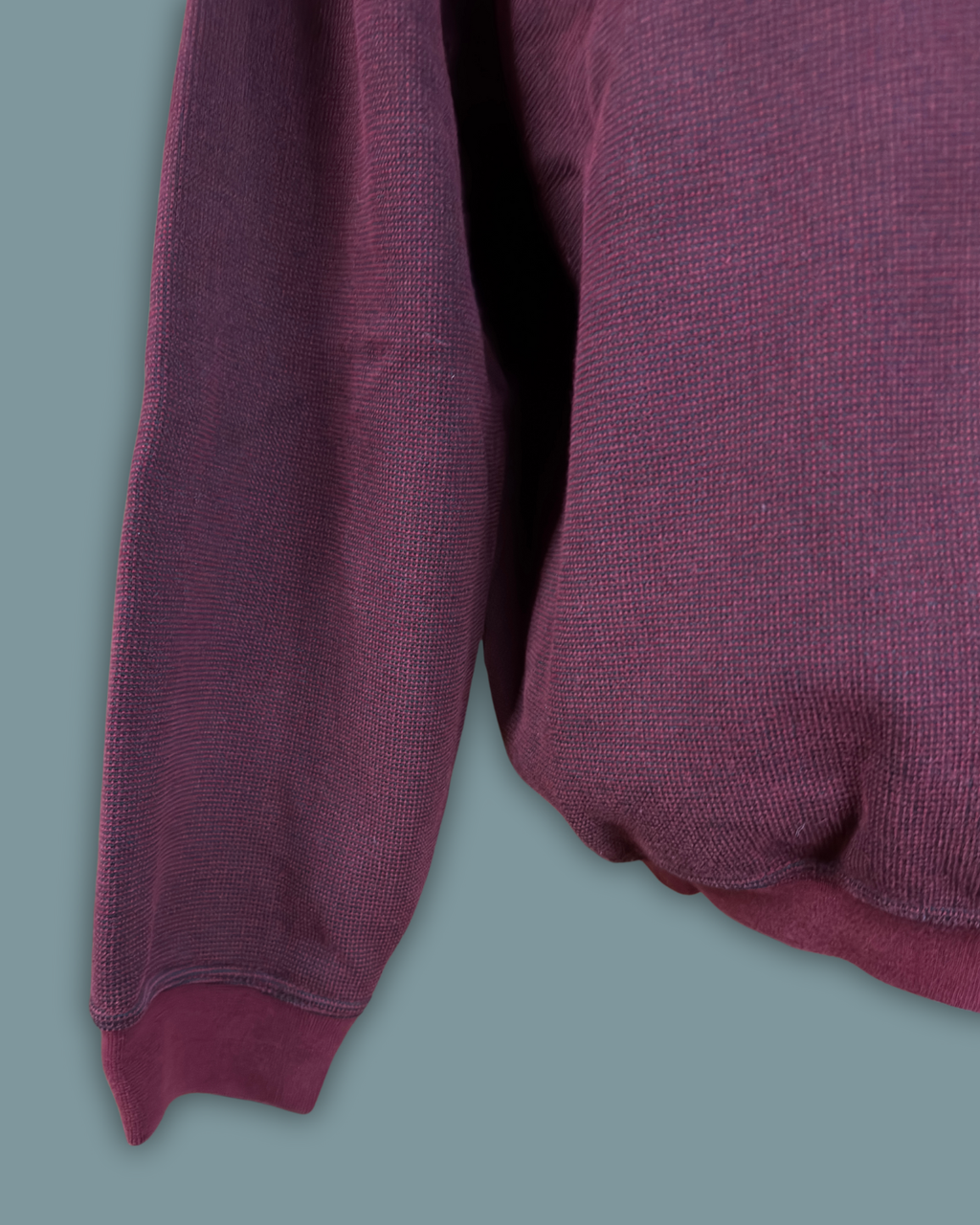 Norm Thompson Maroon Polo Sweatshirt