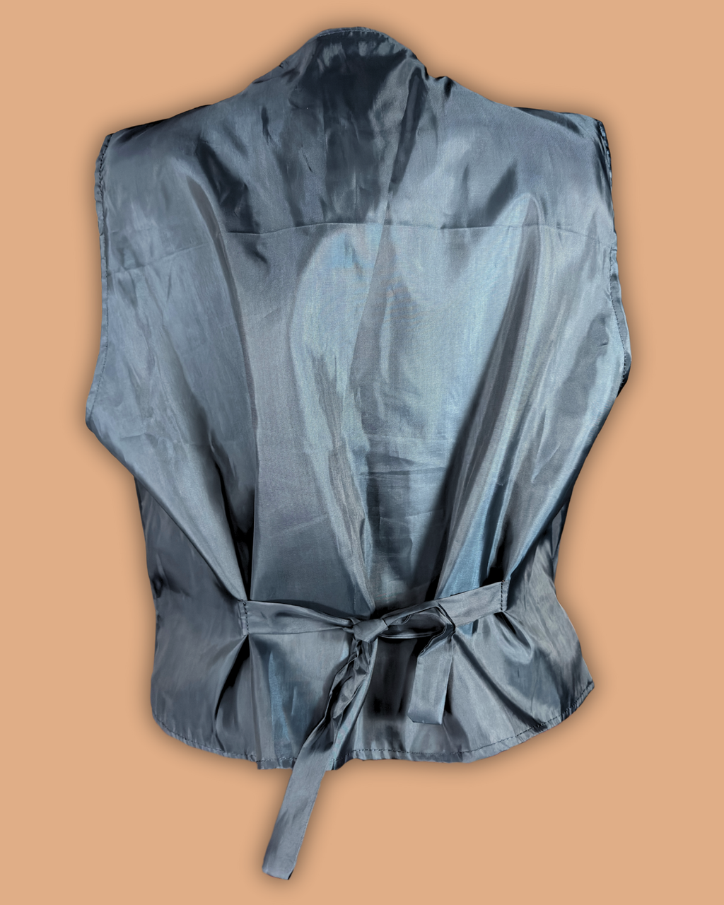 Learsi Leather Argyle Vest